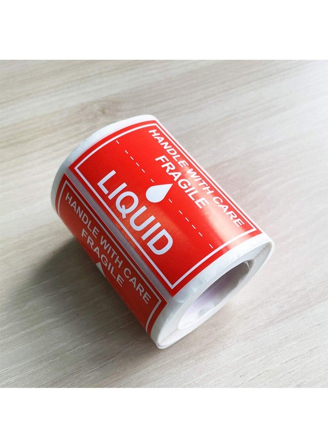 سمارستيكرس ملصقات تحذيرية للتعامل مع السوائل الهشة مع ملصقات منصات المستودعات مقاس 2 × 3 بوصات، ملصقات تحذيرية للشحن والشحن والتعبئة والتغليف، للشحن والمناولة والتعبئة والنقل (300 قطعة) - Image 4