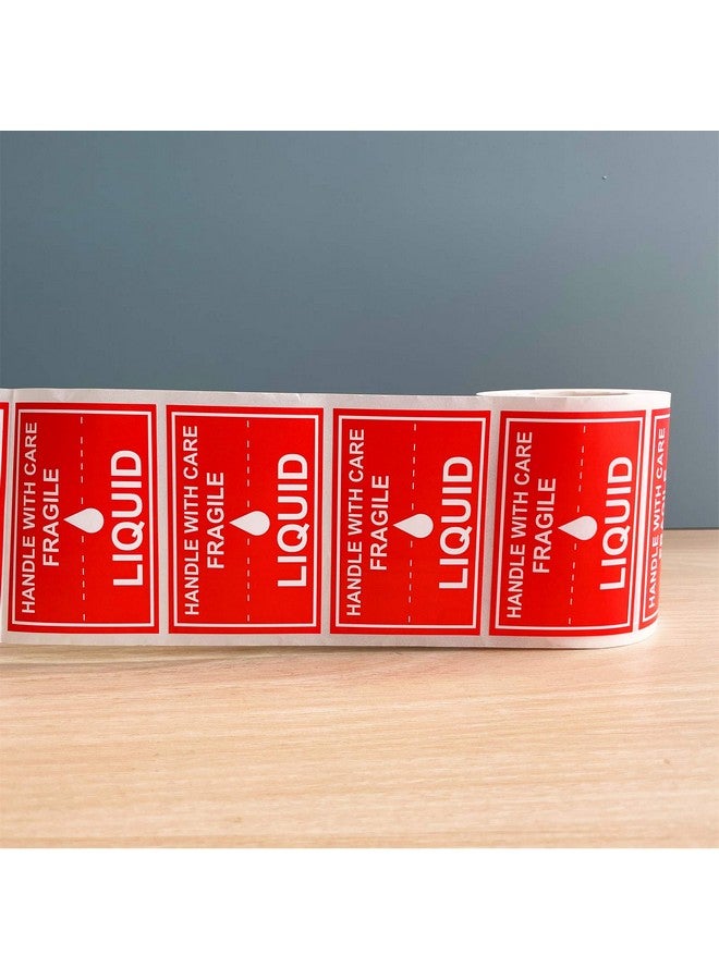 سمارستيكرس ملصقات تحذيرية للتعامل مع السوائل الهشة مع ملصقات منصات المستودعات مقاس 2 × 3 بوصات، ملصقات تحذيرية للشحن والشحن والتعبئة والتغليف، للشحن والمناولة والتعبئة والنقل (300 قطعة) - Image 3