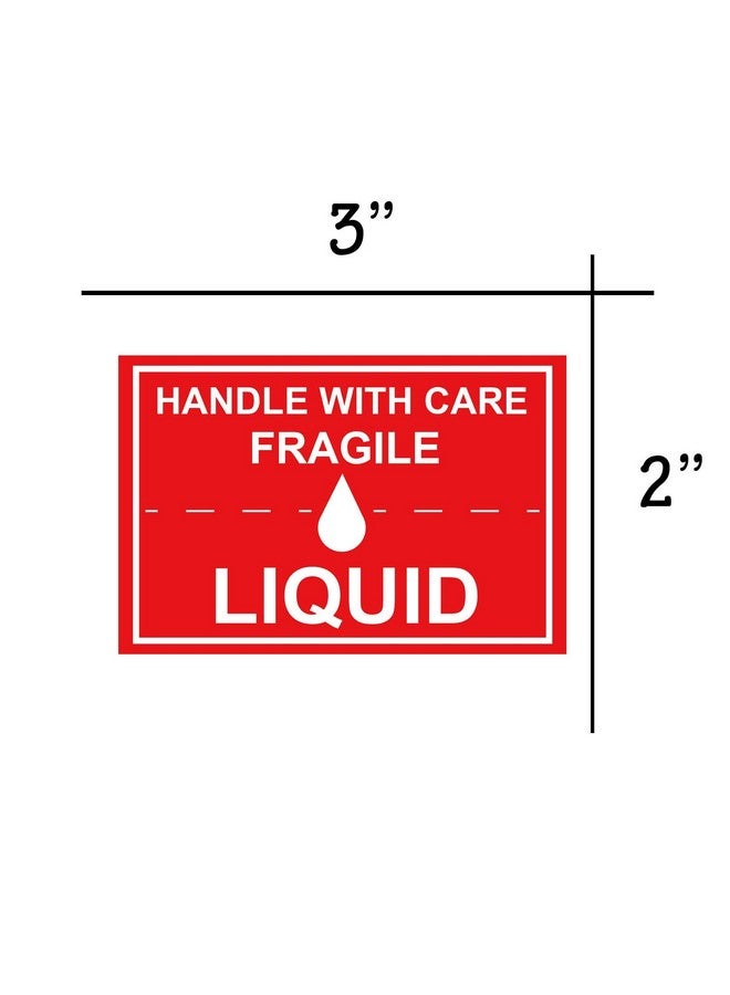 سمارستيكرس ملصقات تحذيرية للتعامل مع السوائل الهشة مع ملصقات منصات المستودعات مقاس 2 × 3 بوصات، ملصقات تحذيرية للشحن والشحن والتعبئة والتغليف، للشحن والمناولة والتعبئة والنقل (300 قطعة) - Image 2