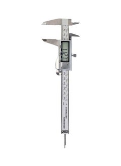 Generic Stainless Steel Digital Vernier Micrometer Gauge Caliper Silver/Black 6inch  - Image 1