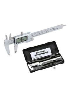 Generic Stainless Steel Digital Vernier Micrometer Gauge Caliper Silver/Black 6inch  - Image 2