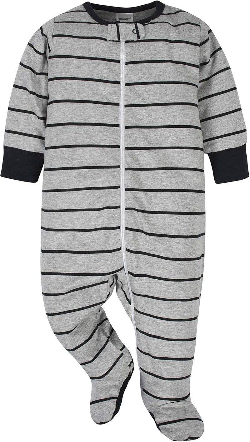 Onesies Brand ملابس اطفال سليب اند بلاي من ونزيز براند، مجموعة من 4 قطع - Image 3