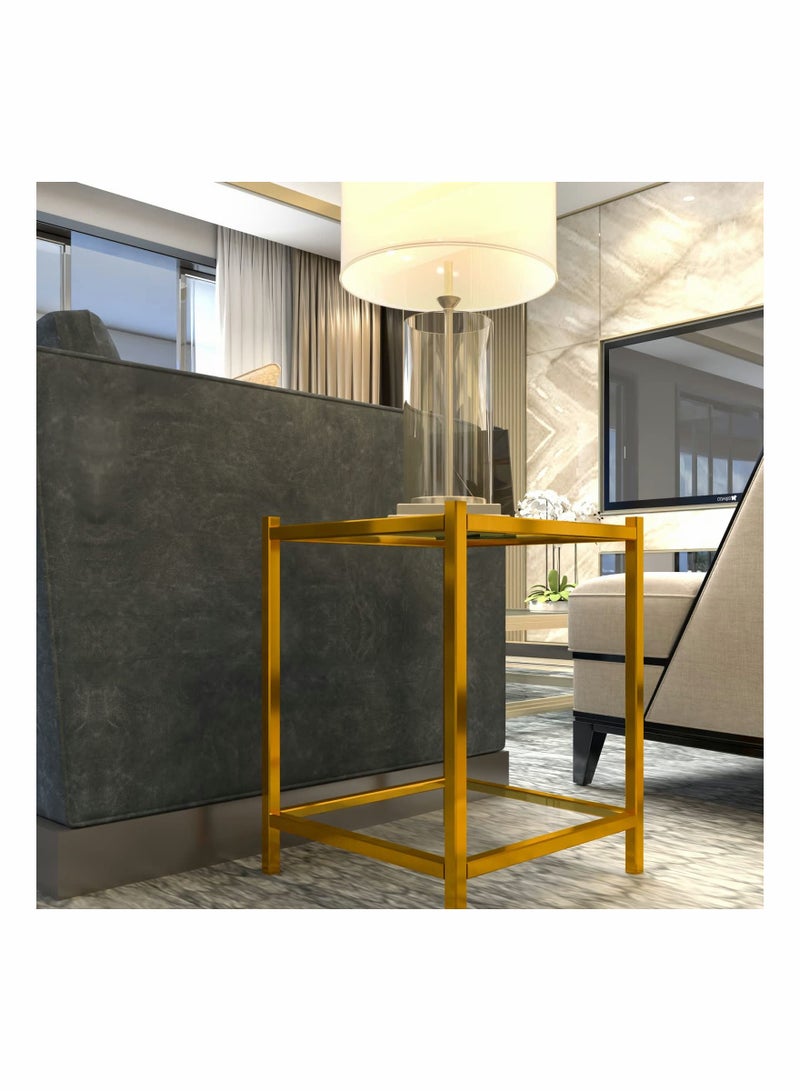 SYOSI Gold Wallpaper Peel and Stick Wallpaper Contact Paper Gold Metallic Wallpaper Golden Metal Look Wallpaper Stainless Steel Self Adhesive Appliances Wallpaper DIY Cabinets Liner Decor  - Image 4