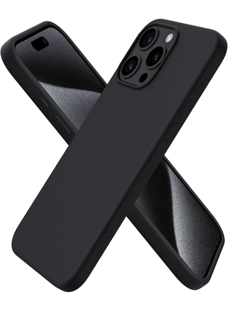 iPhone 15 Pro Max Case Cover Air Skin Series Back Cover Sturdy Durable Thin Case Drop Protection Cover BLACK - Image 1