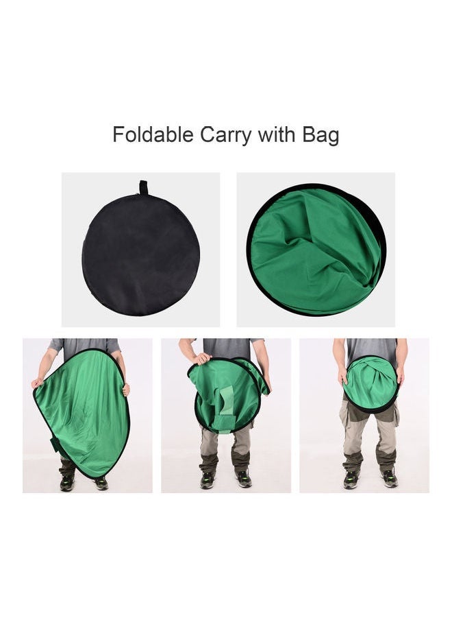NIBEMINENT - Photography Green-Screen Backdrop Board with Carrying Bag Green - Image 1
