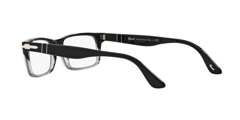Persol PO3050V Rectangular Prescription Eyewear Frames, Gradient Black/Demo Lens, 55 mm - Image 5