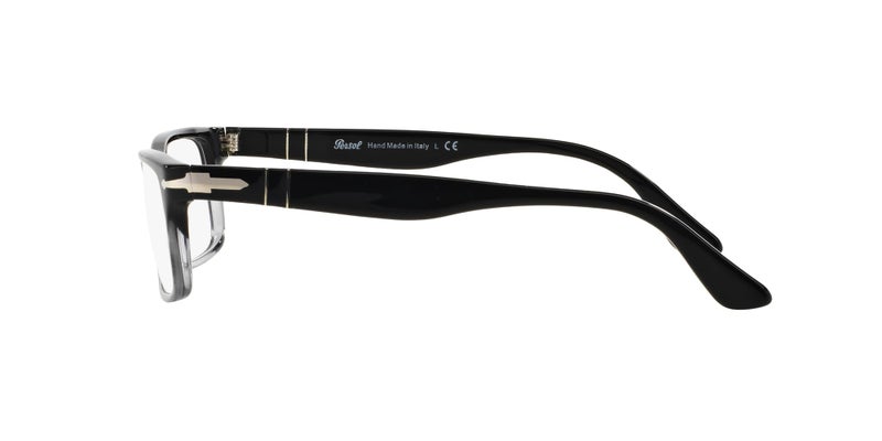 Persol PO3050V Rectangular Prescription Eyewear Frames, Gradient Black/Demo Lens, 55 mm - Image 4