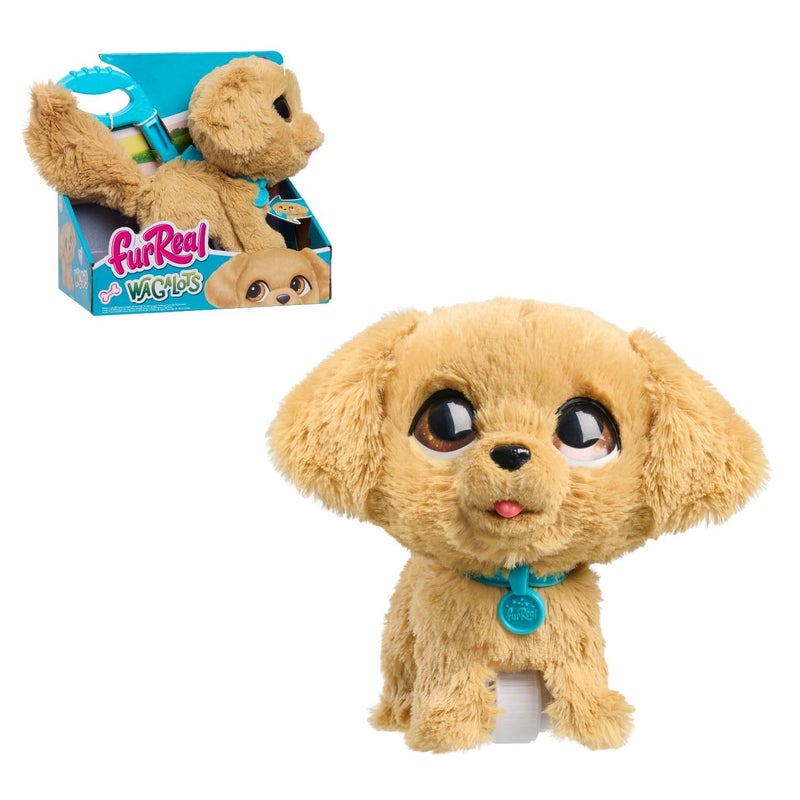 FurReal Wag-A-Lots Golden Retriever, Kids Toys for Ages 4 Up by Just Play - Image 1