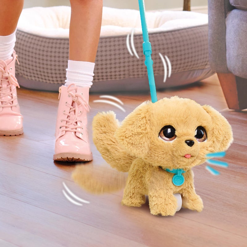 FurReal Wag-A-Lots Golden Retriever, Kids Toys for Ages 4 Up by Just Play - Image 2