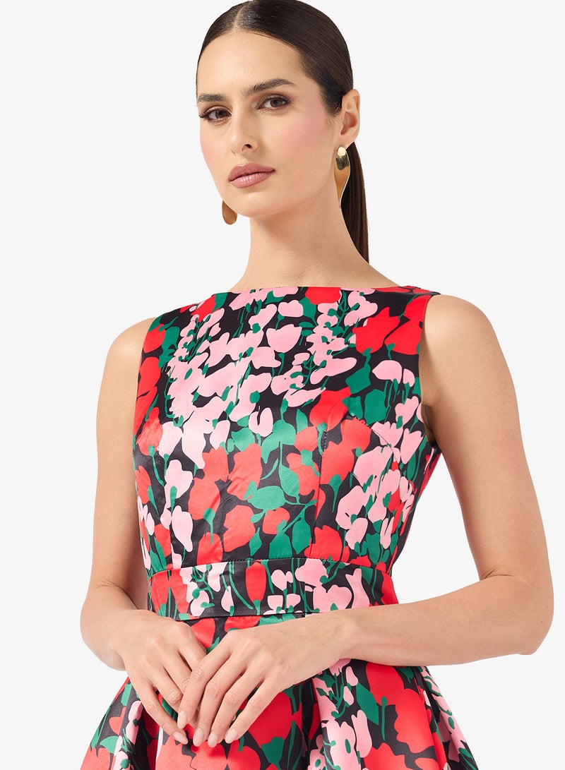 ايلا فستان بطبعة زهور - Image 3