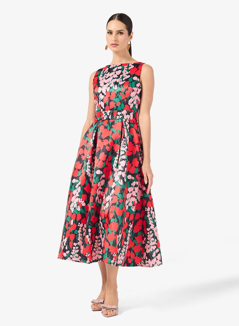 ايلا فستان بطبعة زهور - Image 4