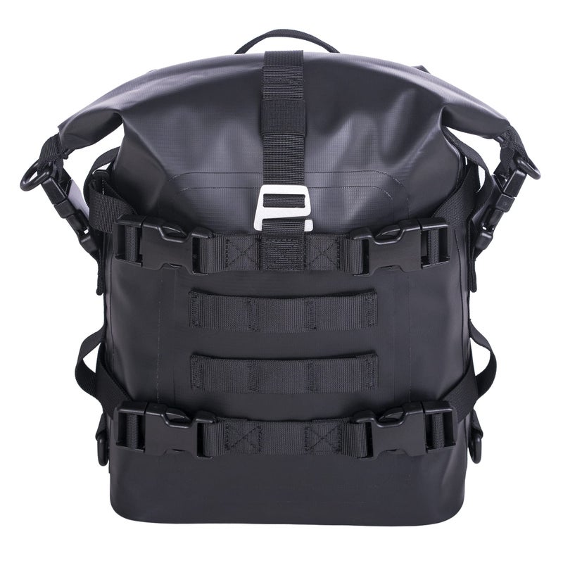 WILD HEART Waterproof Crash Bar Bags 6L8L15L Motorcycle Bag used as Motorcycle Luggage Sissy Bar Back Seat Saddle Rack Rear Fender Pouch Dirt Bike Gear Side Tool Bag Pack for moto ATV8L black - Image 3