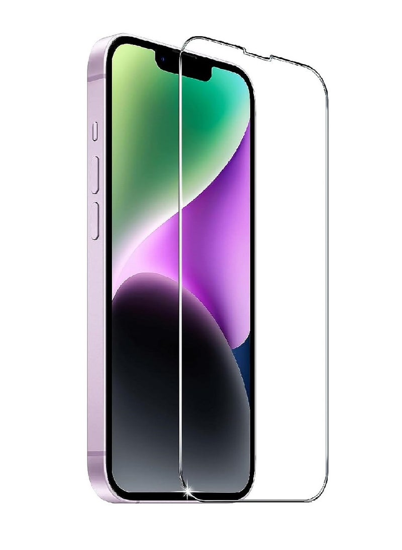 Super Tempered Glass Screen Protector Clear Designed For iPhone 14 Plus Full Screen Coverage And Bubble Free - Image 1