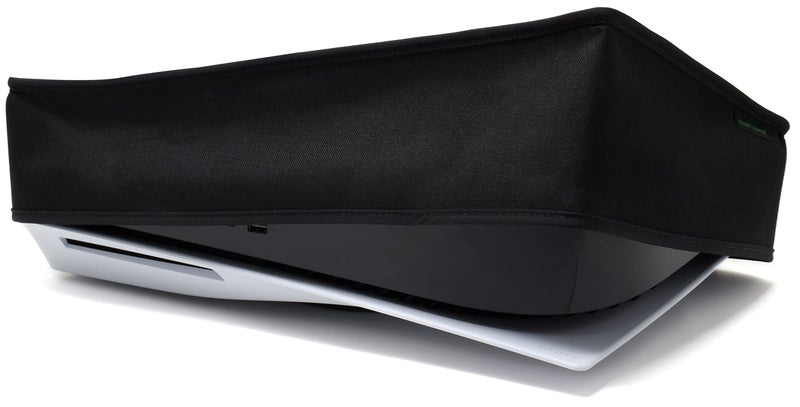 Foamy Lizard Dust Cover for Playstation 5 by Foamy Lizard – The Original Made in U.S.A. TexoShield Premium Ultra Soft Microfiber Lining Nylon dust Guard with Back Cable Port (Horizontal) - Image 1
