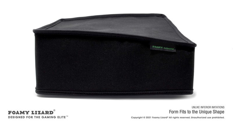 Foamy Lizard Dust Cover for Playstation 5 by Foamy Lizard – The Original Made in U.S.A. TexoShield Premium Ultra Soft Microfiber Lining Nylon dust Guard with Back Cable Port (Horizontal) - Image 5