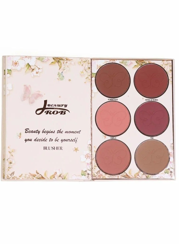 DROB BEAUTY All-in-One Makeup Palette (Blush + Highlighter + Eyeshadow) - Image 4