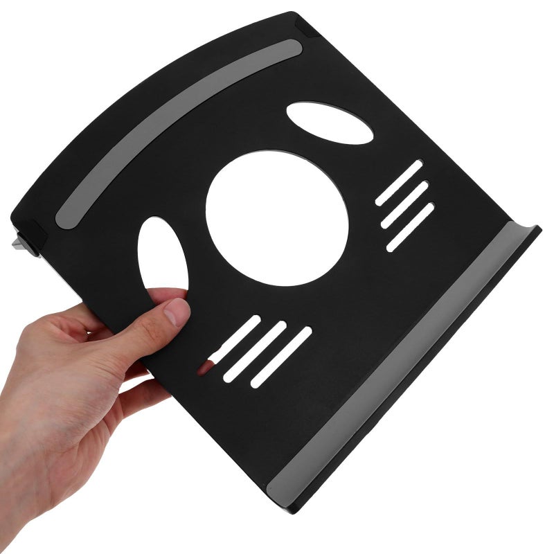 Foldable Aluminum Alloy Laptop Stand Portable Adjustable Height Cooling Desk Riser - Image 5
