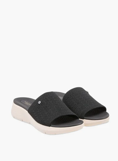 Flora Bella By Shoexpress Floral Bella Textured Slip-On Sandals