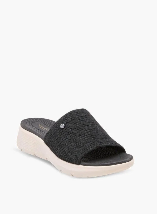 Floral Bella Textured Slip-On Sandals