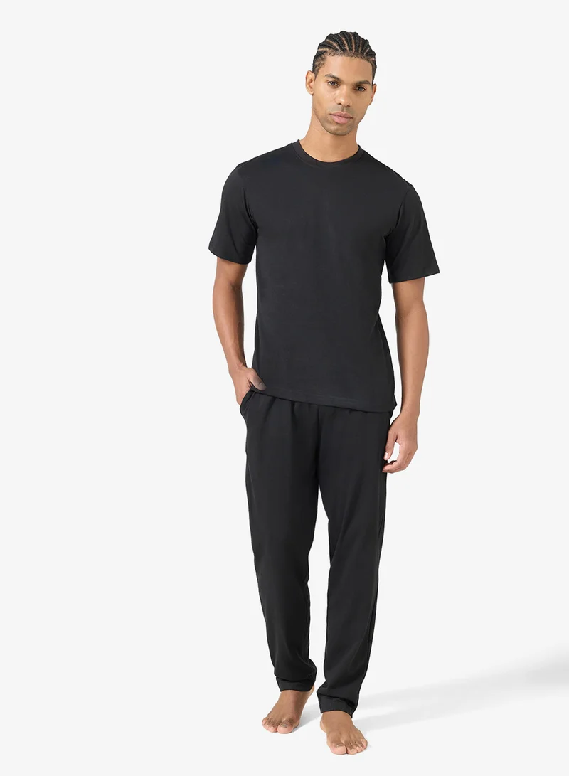 Seventy Five  Nightwear T-Shirt & Pants Set for Men | Best Price UAE