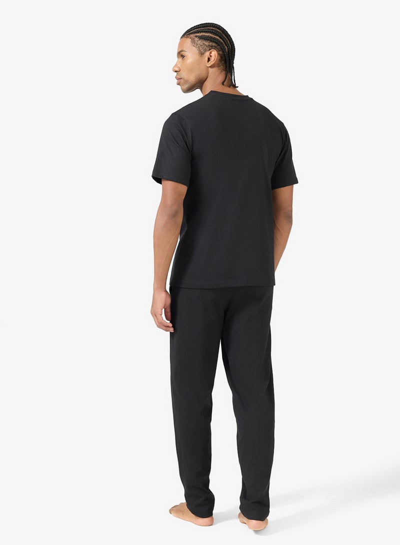 سفنتي فايف طقم بيجامة تي شيرت وبنطلون - Image 2