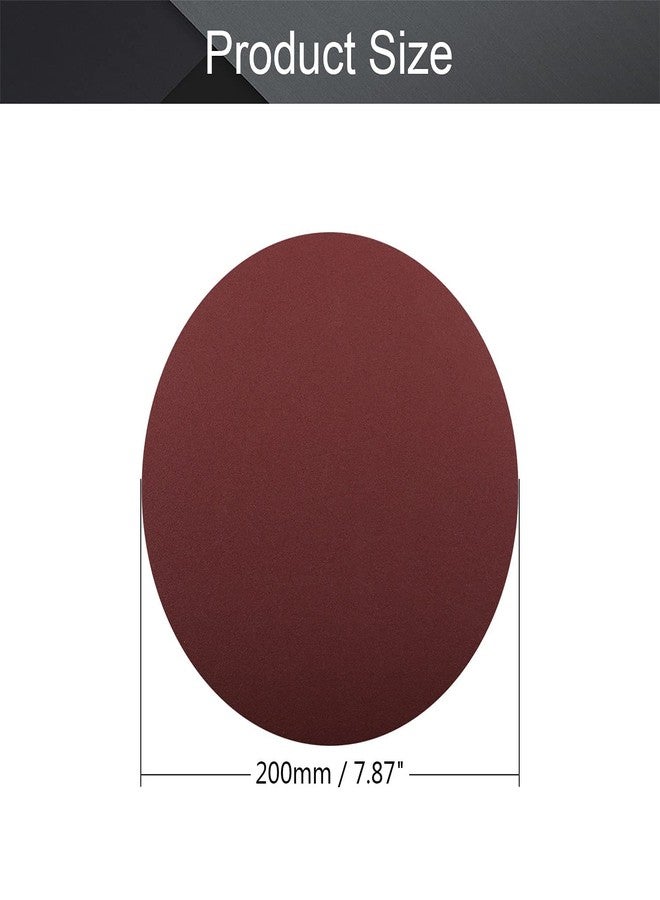 اتول مارت أقراص صنفرة Utoolmart PSA، ورق صنفرة ذاتي اللصق، مقاس 8 بوصات، ورق صنفرة من أكسيد الألومنيوم بدون ثقوب، 80 حبيبة، لصنفرة مدارية عشوائية، للخشب، وتلميع المعادن، 15 قطعة - Image 2