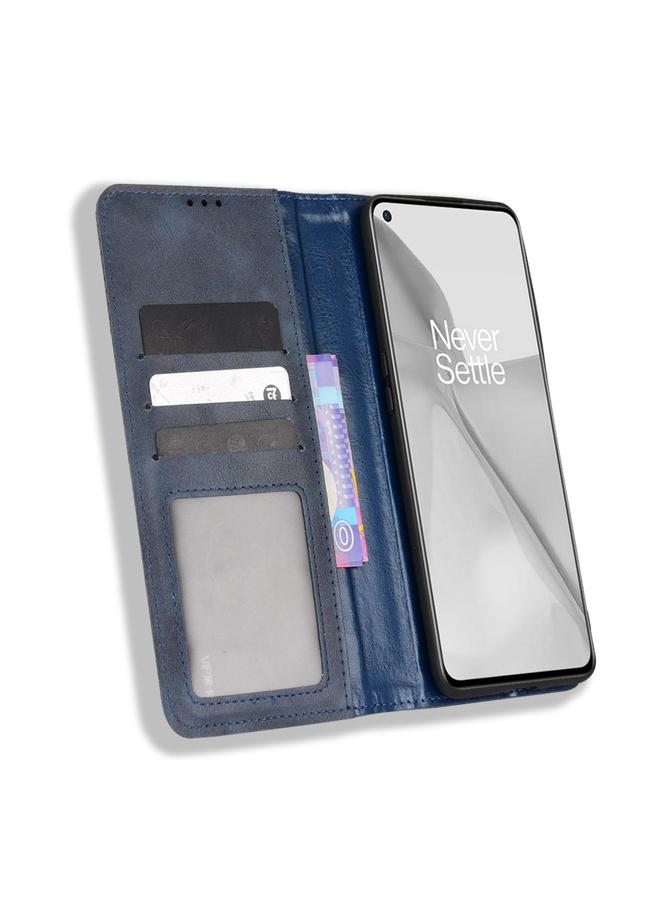 S-TOP Case For OnePlus 10 Pro 5G Magnetic Buckle Retro Texture Leather Phone Case - Image 5