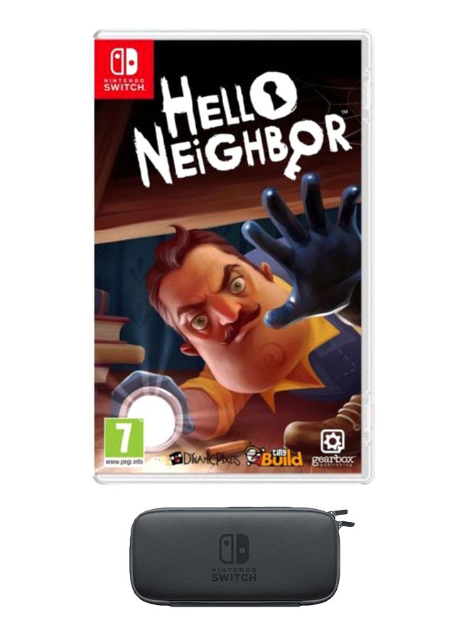 جير بوكس لعبة ''Hello Neighbor'' - مع حافظة حمل ولاصقة حماية للشاشة - مغامرة - nintendo_switch - Image 1