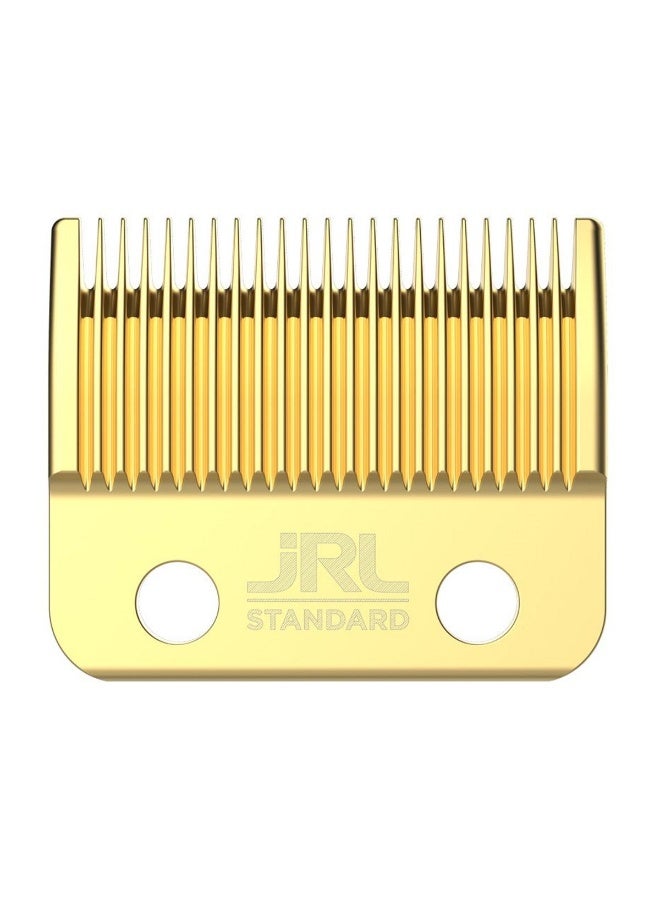 شفرة بديلة ذهبية لماكينة الحلاقة JRL Professional Standard Gold ذاتية الشحذ من الستانلس ستيل لقص الشعر بدقة عالية للباريستا وصالونات الحلاقة والاستخدام المنزلي - Image 3
