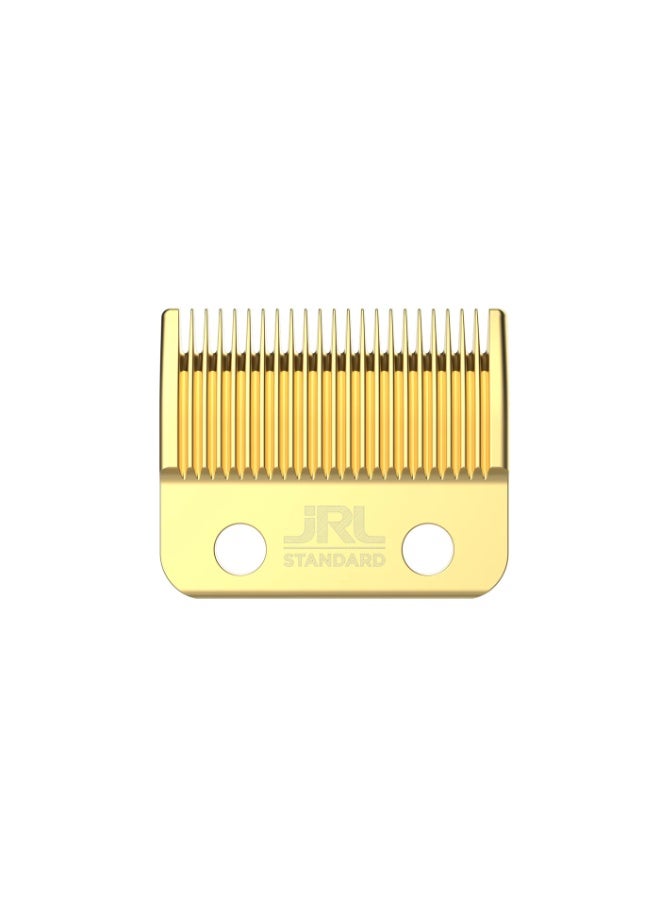 شفرة بديلة ذهبية لماكينة الحلاقة JRL Professional Standard Gold ذاتية الشحذ من الستانلس ستيل لقص الشعر بدقة عالية للباريستا وصالونات الحلاقة والاستخدام المنزلي - Image 1