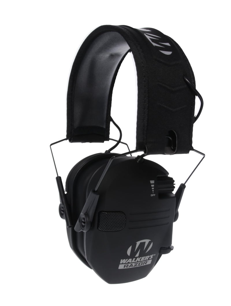 Walker's Razor Slim Electronic Muff, Black - Image 1