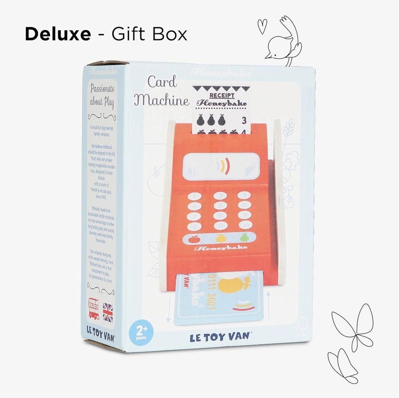 LE TOY VAN Wooden Shop Card Machine TV320