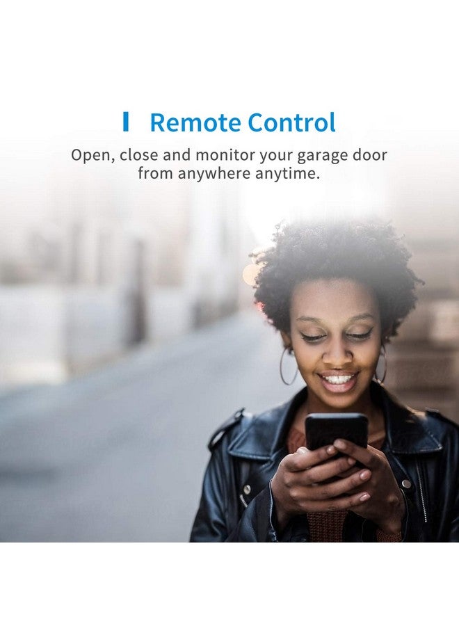 meross meross Smart Garage Door Opener Remote, Compatible with Apple HomeKit, Amazon Alexa, Google Assistant, SmartThings, Multiple Notification Modes, No Hub Needed  - Image 3