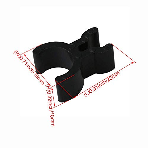 Liyafy Black French Horn Trumpet Pen Clip Brass Instrument Pencil Holder for Music Creating Make Notes 10pcs - Image 2