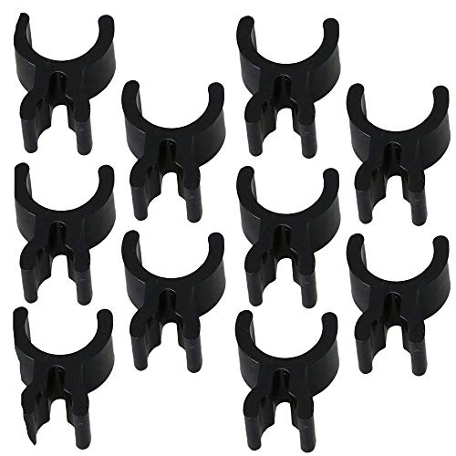 Liyafy Black French Horn Trumpet Pen Clip Brass Instrument Pencil Holder for Music Creating Make Notes 10pcs - Image 1