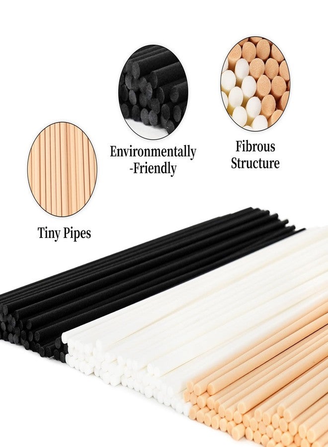 GAGINGOOLD 100 PCS Reed Diffuser Sticks, 11 Inch Fibre Diffuser Replacement Stick for Essential Oil Diffuser Refill, 4 mm Thick Aroma Diffuser Sticks for Home Office Bathroom Bedroom, Black - Image 4