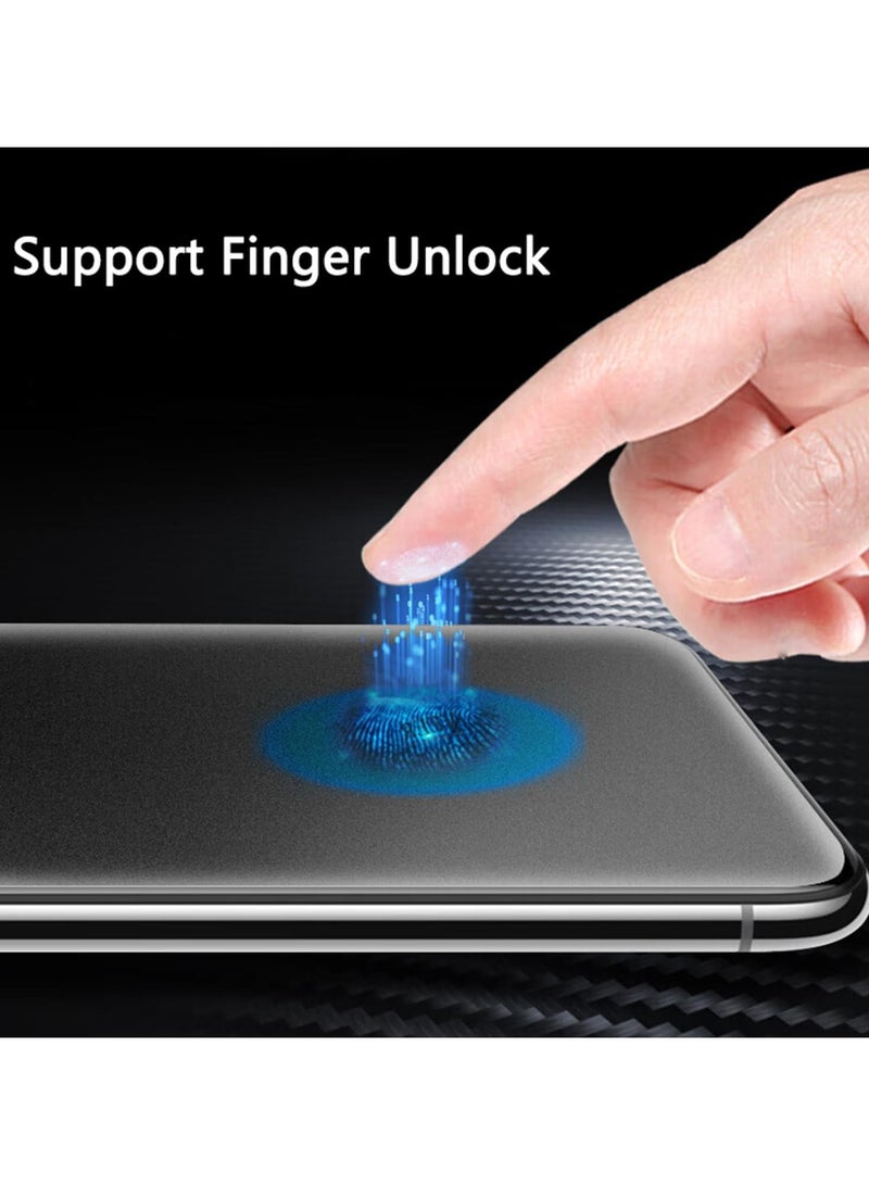 DUSALA 2 Pack Matte Privacy Tempered Glass for Samsung Galaxy S24 Ultra Anti-glare Anti-Spy Screen Protector Anti-Peeping Film Support Finger Unlock 6.8 inch - Image 3