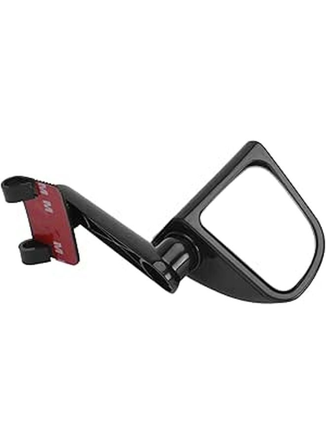 360 Degree Rotatable Car Blind Spot Mirror Wide Angle Left Side Black - Image 1