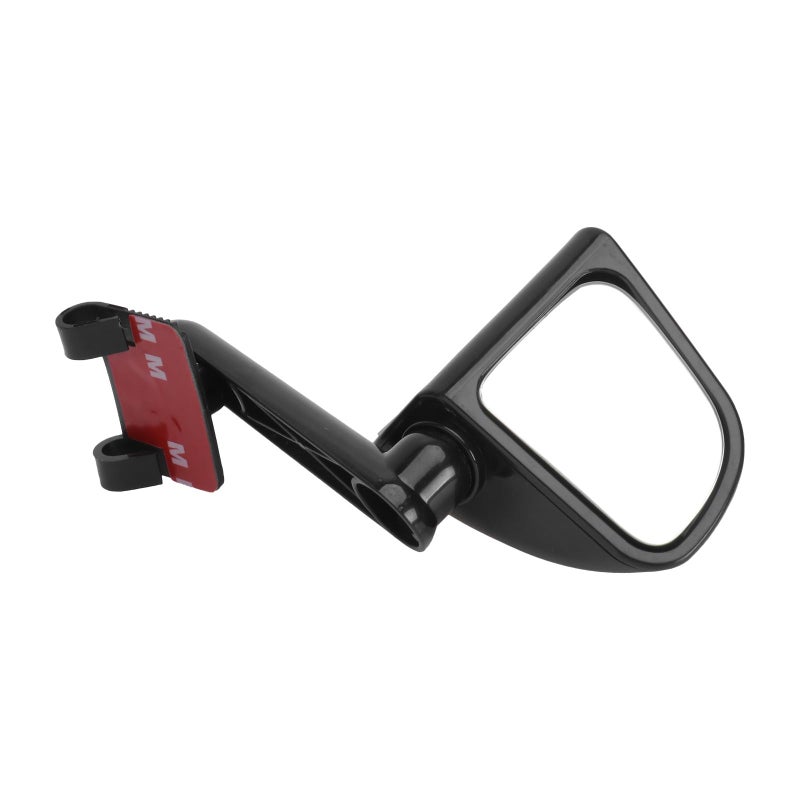 360 Degree Rotatable Car Blind Spot Mirror Wide Angle Left Side Black - Image 2