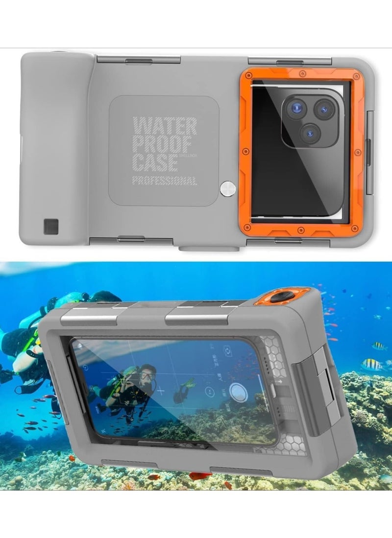 Generic IP68 Waterproof Case for iPhone 16 / Plus/Pro/Pro Max,Universal Diving Underwater Phone Case,Sealed Underwater Photography Protective Cover Suitable for Swimming  Diving  - Image 2