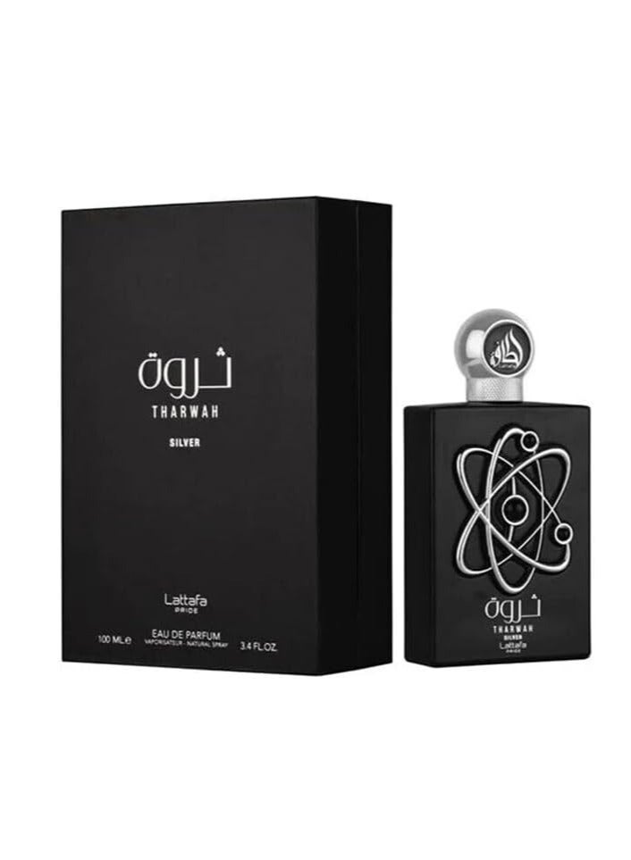 Lattafa Tharwah Silver Eau De Parfum 100ML Unisex - Image 5