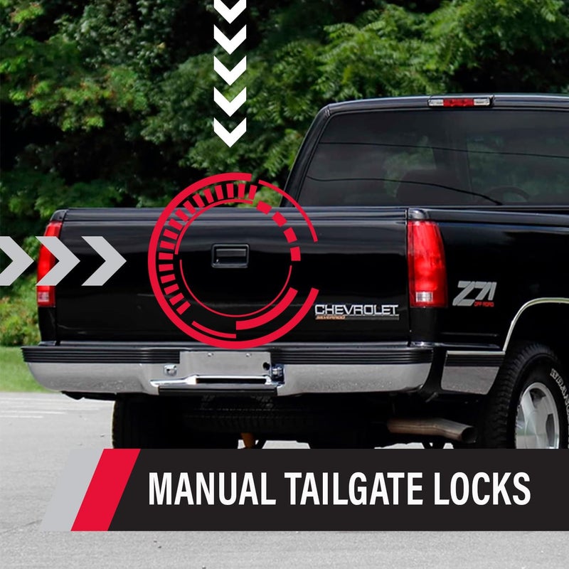 Pop & Lock PL1050 Black Manual Tailgate Lock for Chevy/GMC - Image 2