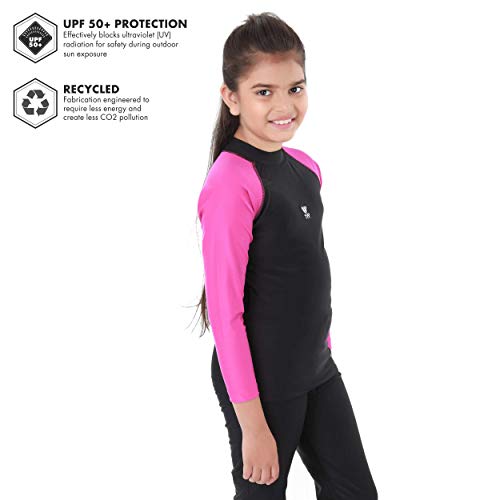 TYR Eco Long Sleeve Women Rashaurd,22(Black-Plum) - Image 3