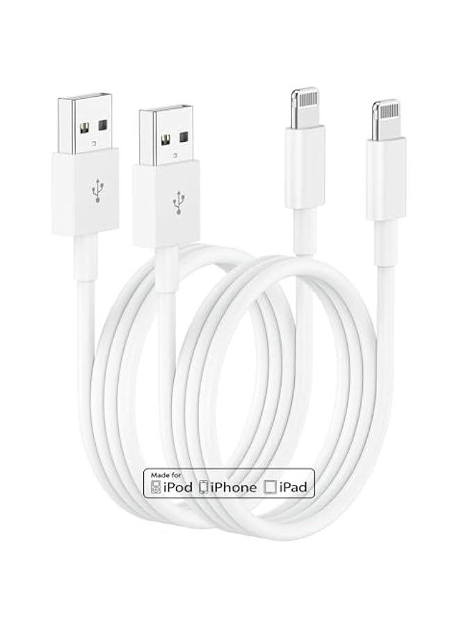 Generic 3ft iPhone Charger, 【 Apple Certified 】 Apple Charging Cord, 3 Feet Original Lightning to USB Cable, 3 Foot iPhone Charging Cable for iPhone 13/12/11/Pro/11/XS/MAX/XR/8/7/6/5/SE iPad  - Image 1
