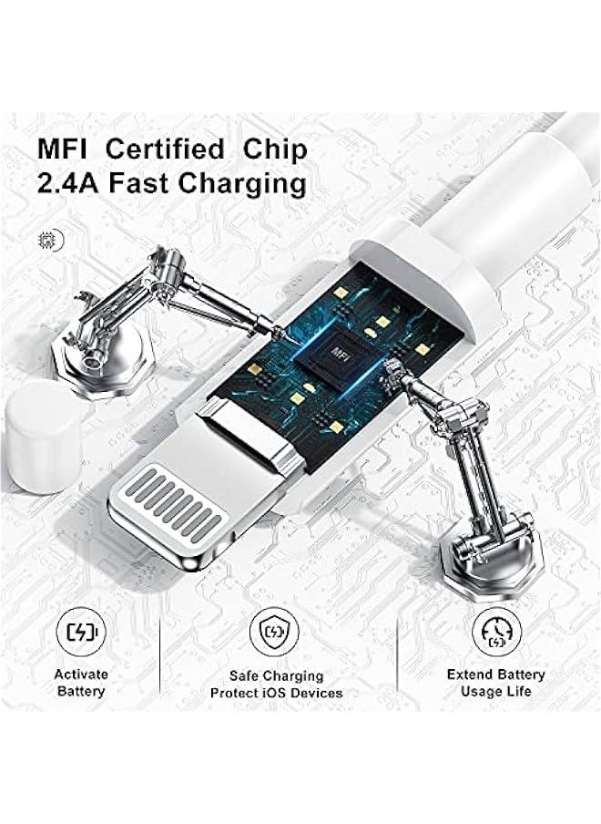 Generic 3ft iPhone Charger, 【 Apple Certified 】 Apple Charging Cord, 3 Feet Original Lightning to USB Cable, 3 Foot iPhone Charging Cable for iPhone 13/12/11/Pro/11/XS/MAX/XR/8/7/6/5/SE iPad  - Image 3