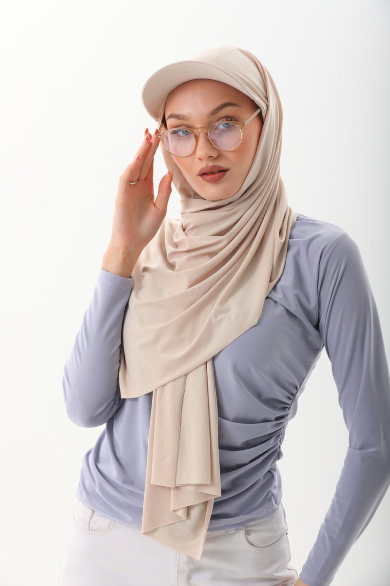 Elif Iç Giyim Elif Underwear Sandy Shawl with Hat - Image 1
