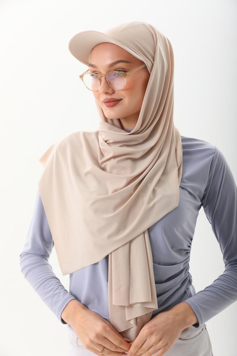Elif Iç Giyim Elif Underwear Sandy Shawl with Hat - Image 2
