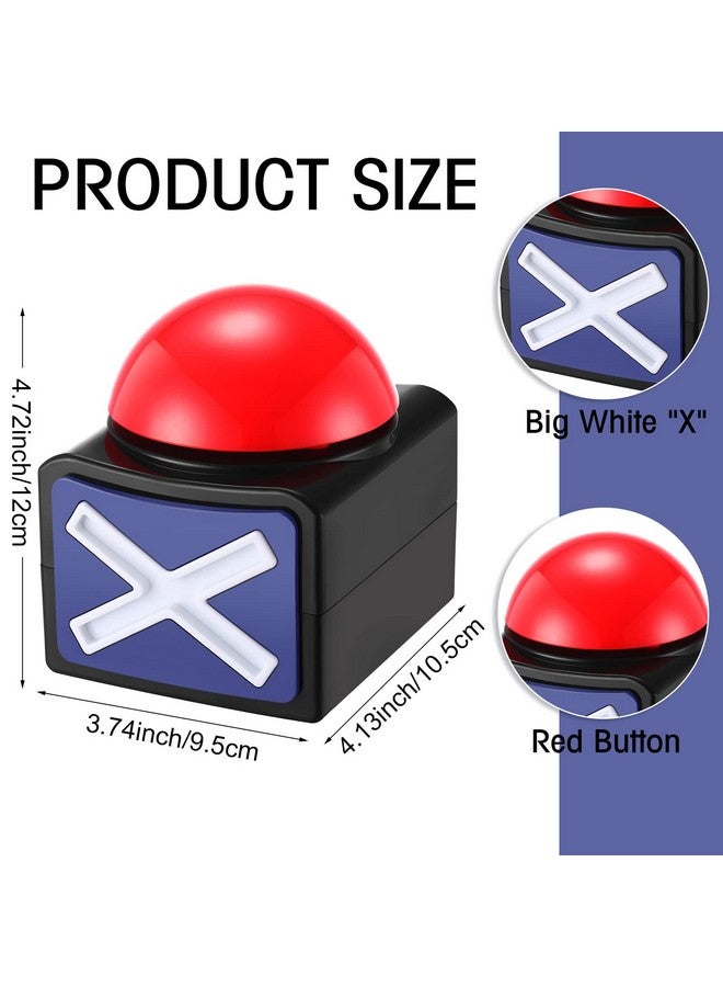 Fabbay 6 قطع من أزرار إنذار لعبة الإجابة مع الضوء والصوت لعروض الألعاب للأطفال والكبار ومسابقة الحفلات وألعاب التوافه - Image 3