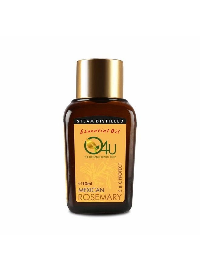 O4U Mexican Rosemary Essential Oil For C & C Sun Protection Skin Moisturisation Scalp Nourishment Oil Balance Acne Control ; Usda Certified 100% Pure & Organic ; (10Ml) - Image 1