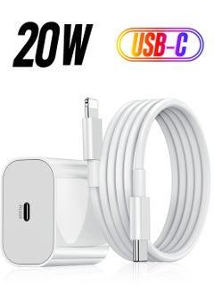 20W PD Charger for iPhone Original 20W PD Fast Type C Wall Charger with Charging Compatible Compatible with iPhone13/13 Mini Pro Max/12 Pro Max/12 Mini/11 Pro Max/Xs Max/XR/X/8Plus,iPad